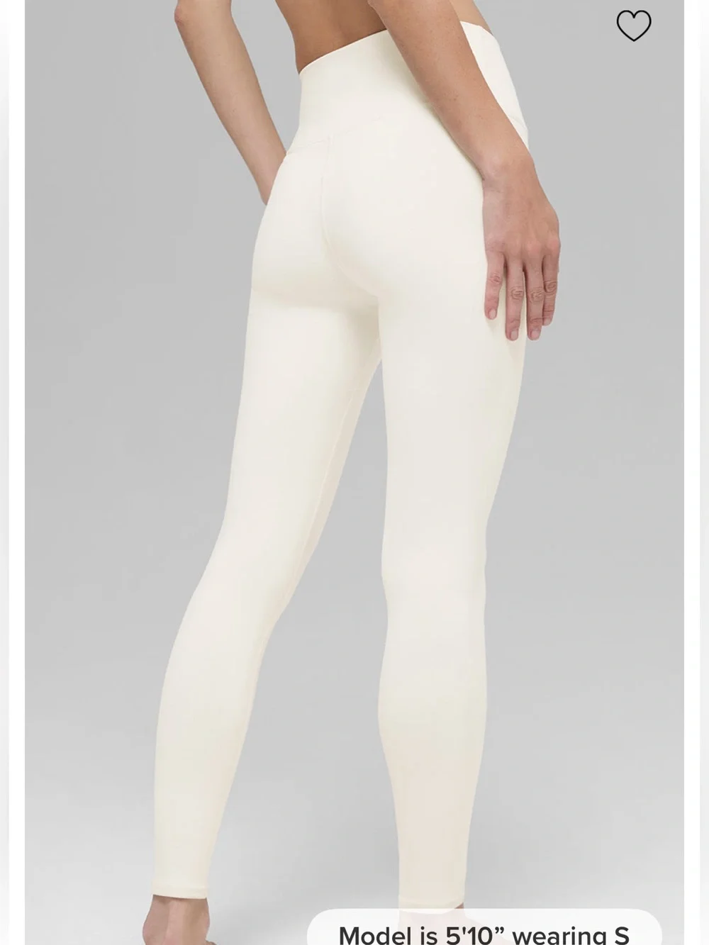ALO Yoga High-Waist Airbrush Leggings Ivory